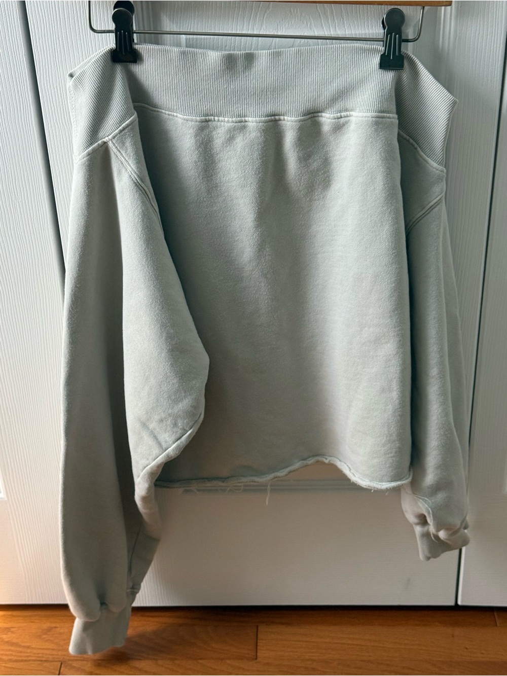 Free People Bri Off The Shoulder Pullover in Oatmeal - Picture 2 of 4